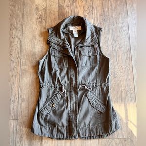 SEBBY Utility Vest Light Brown 100% Cotton Women’s Vest